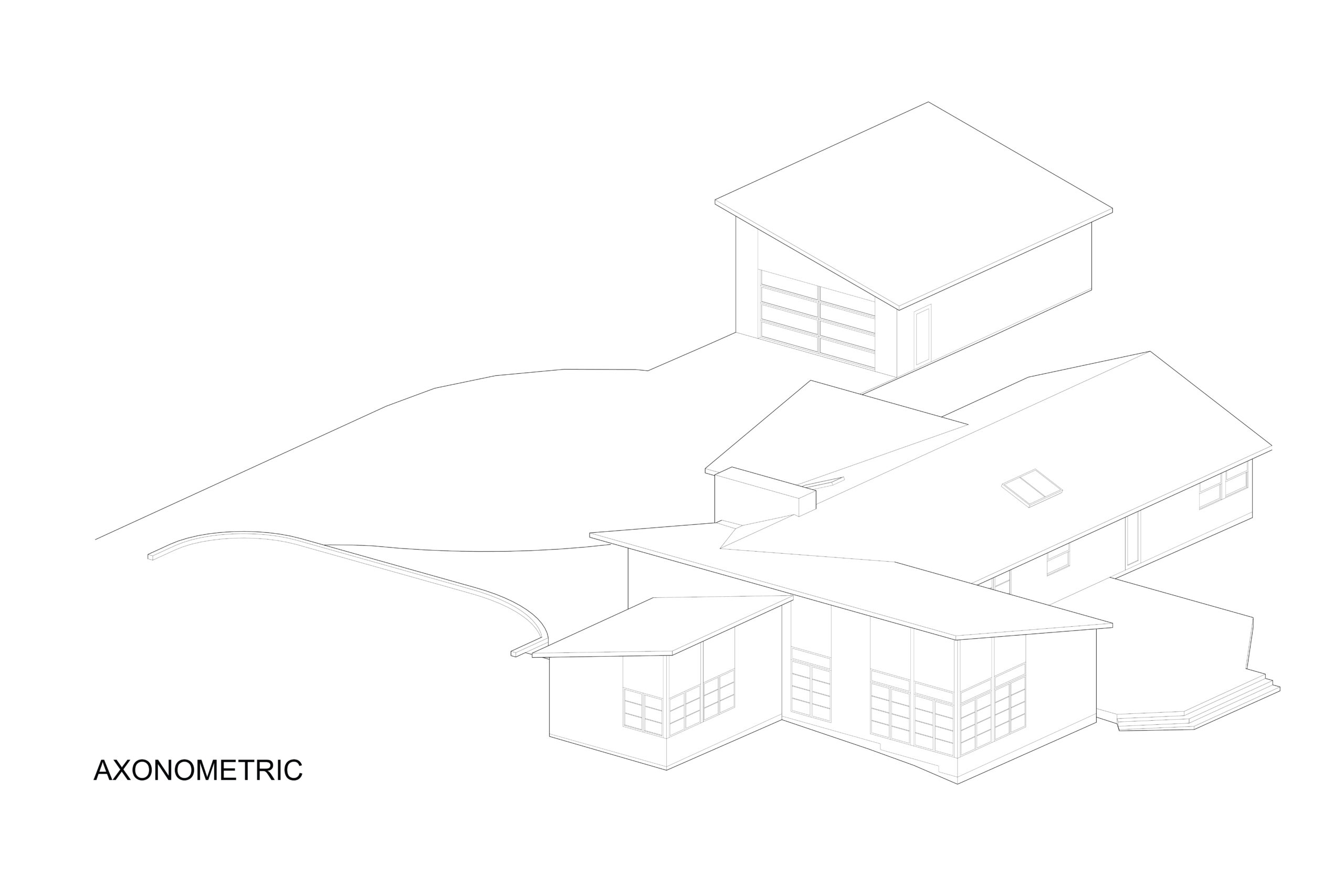 BERG_AXON BACK_EDITED An axonometric drawing overview of the the back of the building.